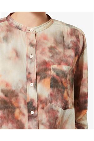 Blusa mexika in voile di cotone con stampa MARANT ÉTOILE | HT0028FAD1J13E90BE